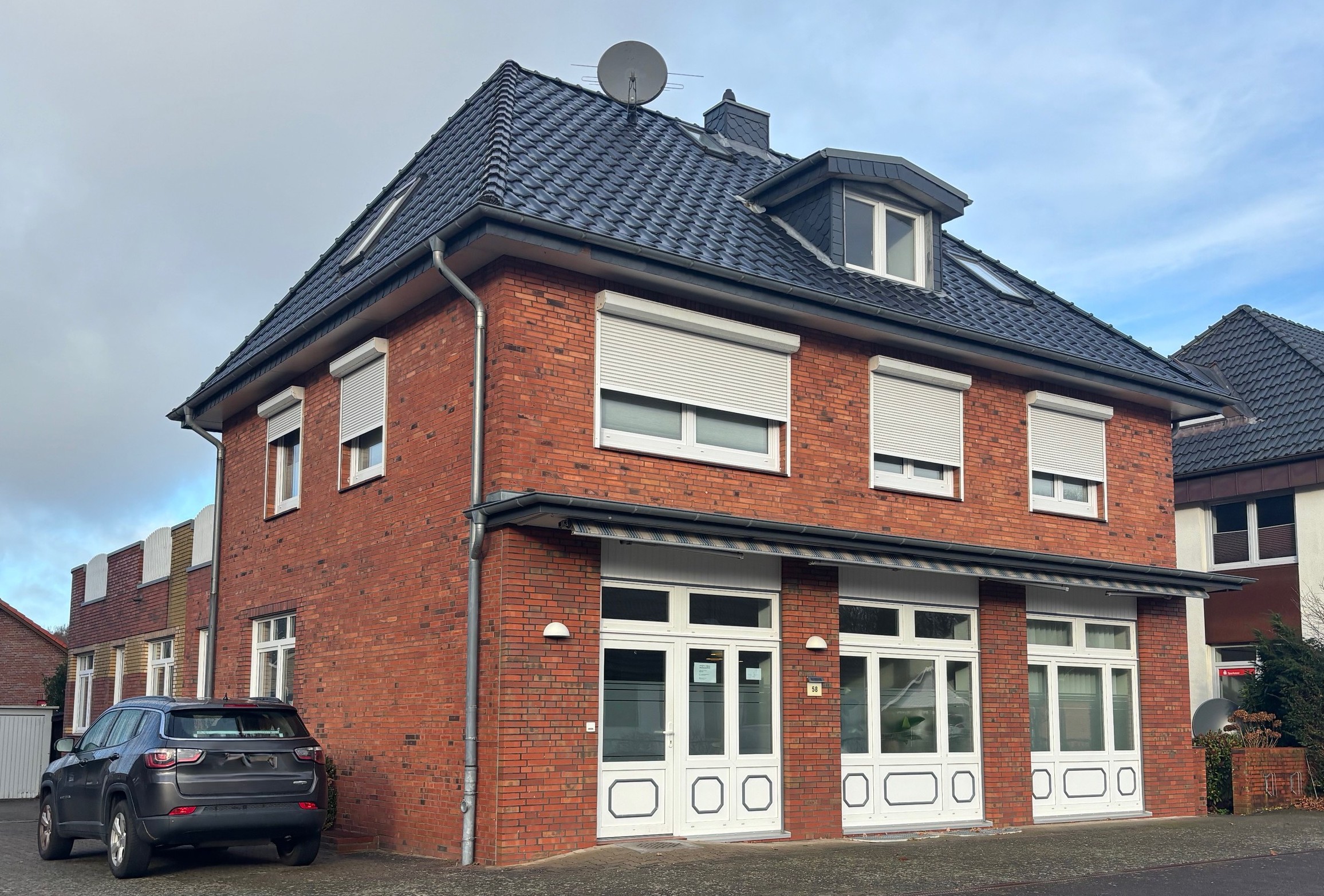 Blick auf die Praxis von außen